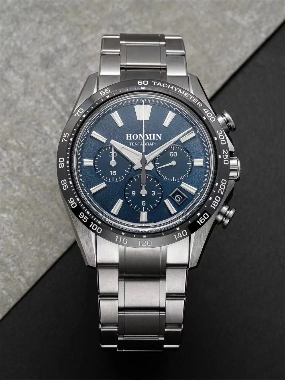 Men's Quartz Chronograph Watch Fashionable Multifunctional Gift_voghion.com