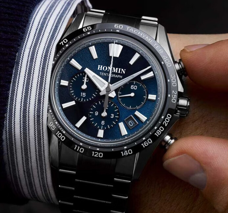 Men's Quartz Chronograph Watch Fashionable Multifunctional Gift_voghion.com