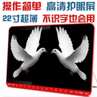 Shenko's new portable plug-in Paris song audio-visual player radio Old Man small TV semiconductor customized version