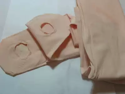 Foreign trade international big brand Chasing single pink ballet pantyhose has a hole of seven points and nine cents-pink black skin tone