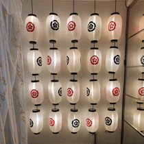 Japan Residence Wine House Day Style Lanterns And Wind Restaurant Decoration Wooden Racks Outdoor Waterproof Day Stock Store Long Round Lantern Custom