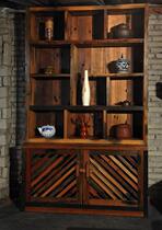 Old Ship Wood Bou Ancient Shelf Ship Wood Furniture Solid Wood Partition Display Rack Chinese Antique Doobao Cabinet Antique Rack