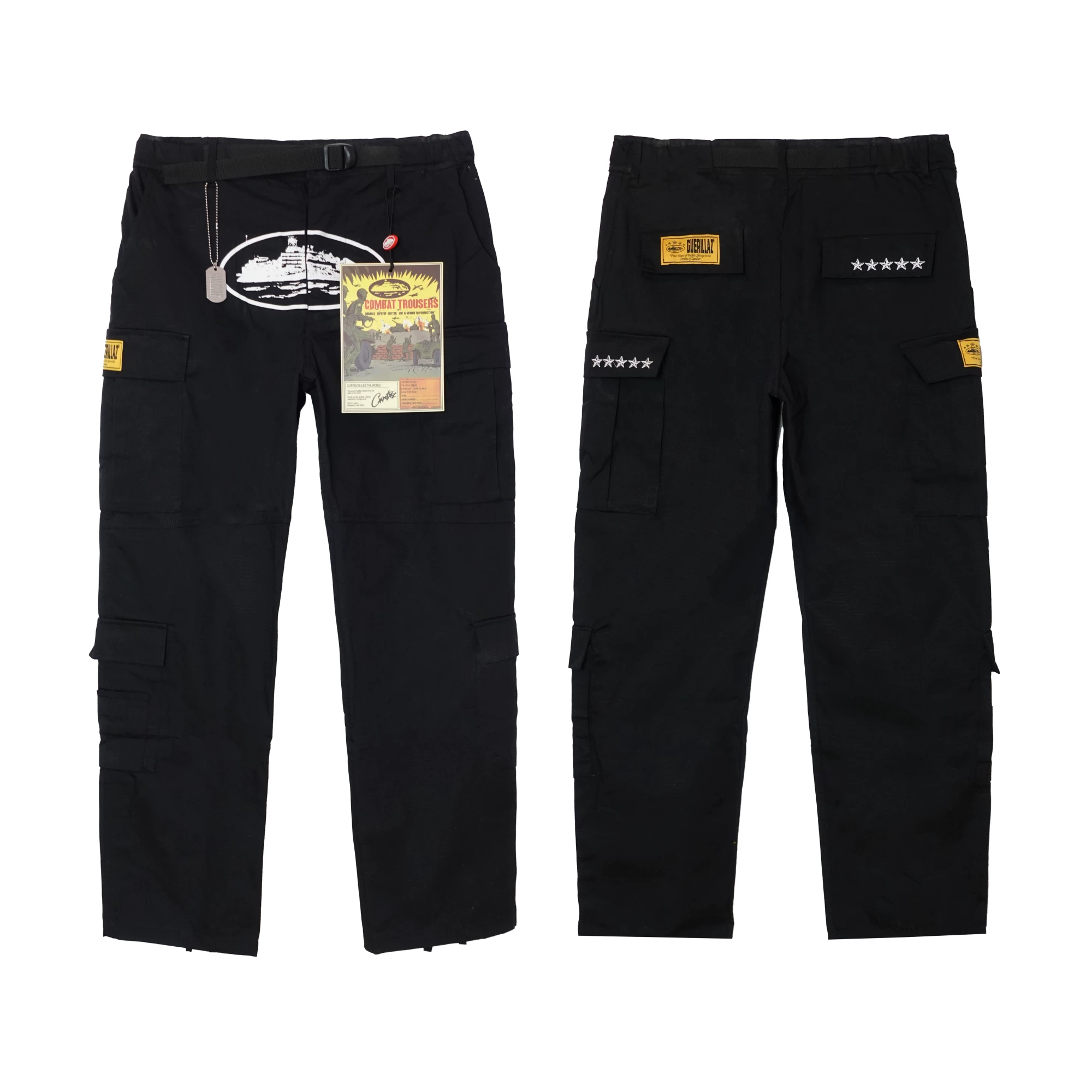 Spot CORTEIZ Hard Shell BAGGY Tooling Straight Pants CLEANFIT American VIBE Skateboard Hip Hop VIBE
