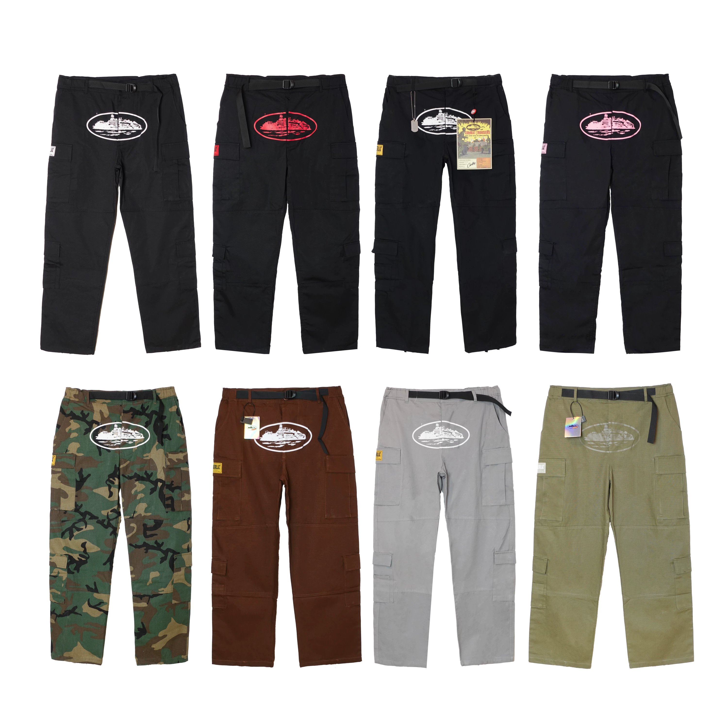 Spot CORTEIZ Hard Shell BAGGY Tooling Straight Pants CLEANFIT American VIBE Skateboard Hip Hop VIBE