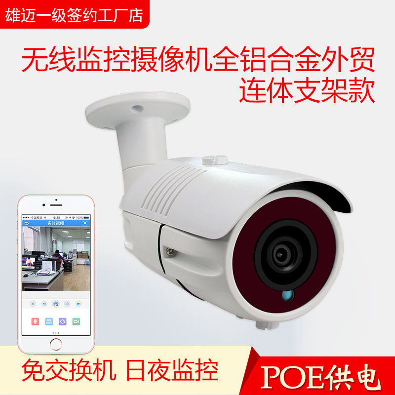 Manual zoom camera 2 8-12MM infrared night vision HD digital Internet surveillance photographic lens even body bracket