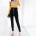Đầm suông tua rua cạp cao quần lọt khe nữ 2018 thu đông mới hè Hàn Quốc phiên bản khóa kéo túi đeo chéo hông