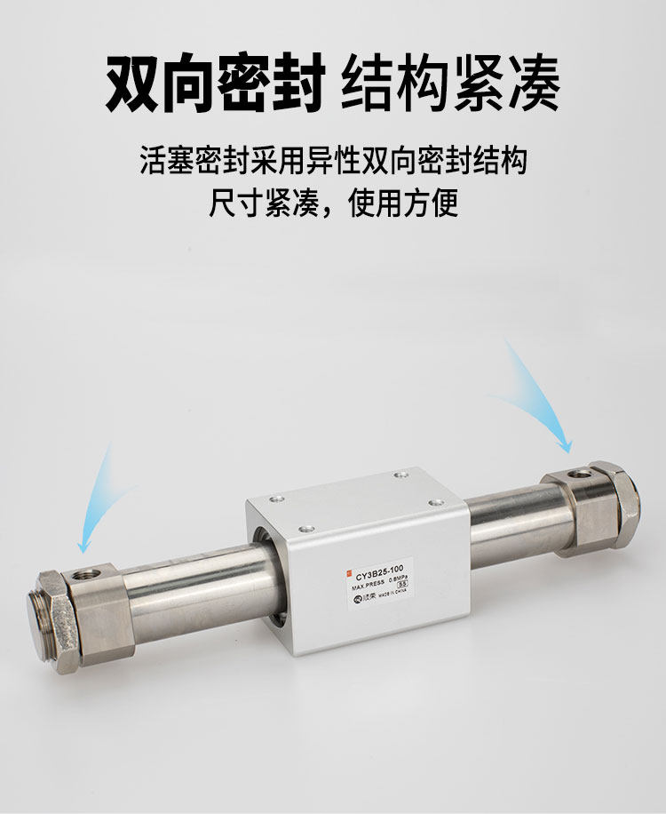 Цилиндр 顺荣磁偶式无杆气缸 rms/cy3r/cy3b6/10/15/20/25/32-100/200/300 Shun wing
