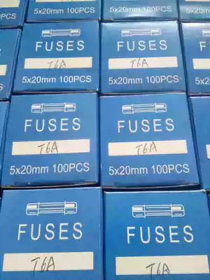 Glass slow-breaking fuse T1A 100 boxes T1A-T20A 10,000 starting sales factory direct sales factory store