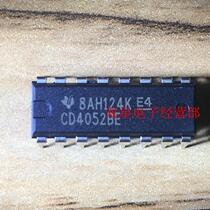 New original fit CD4052BE DIP16 straight plug 16 foot integrated circuit chip switch module IC