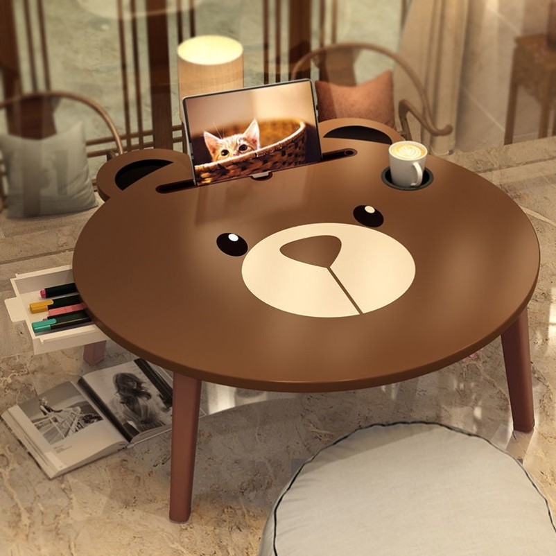 Bed small table Bedroom square table sitting ground floor table small round table home short table dining round table round table