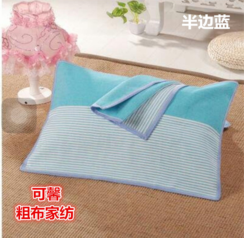 Một đôi vải dệt tay dày cũ thô vải mat gối bông tăng gối khăn mồ hôi gối ưu đãi đặc biệt vỏ ga gối
