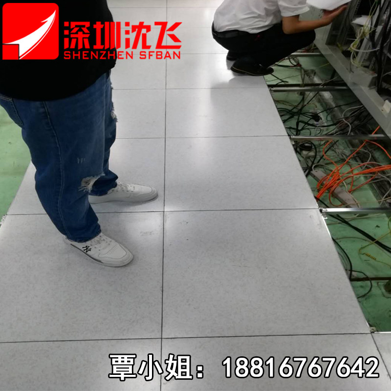 Shen Fei Antistatic Floor Ceramic Antistatic Activity Floor School Monitoring Room Special Overhead Room Floor
