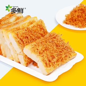 【多鲜】辣味肉松吐司面包340g