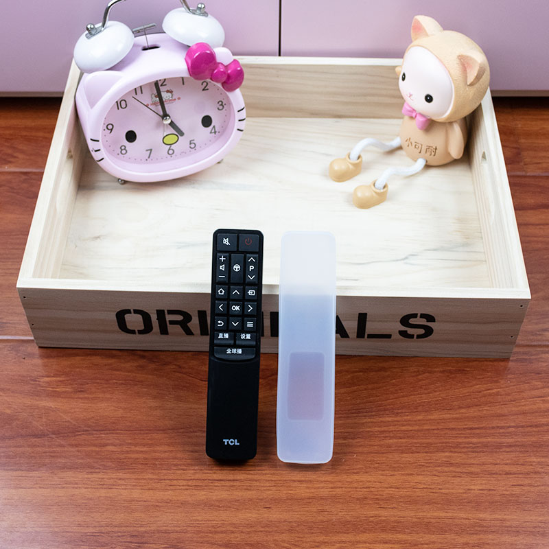 TCL remote control cover RC601 JCI1 transparent high-definition silicone remote control board protective cover dustproof, waterproof and anti-drop