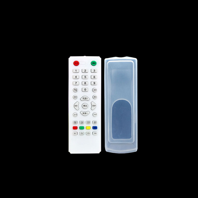 Household satellite TV set top box remote control set silicone protection dust cover transparent waterproof anti-fall cover