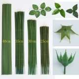 Зеленая железо шелковая платформа цветочная роза стебли.