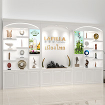 Cosmetics display cabinet baking paint European skin care sample makeup display cabinet multifunctional beauty salon product display cabinet