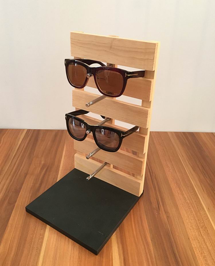 2018 Glasses Display Shelving Solid Wood Glasses Shelving Counter Display Shelf Glasses Putting props to put 5 Deputy