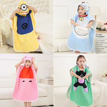 (Special price every day)Baby children bath towel cloak gauze cotton with cap Absorbent soft cartoon baby bathrobe