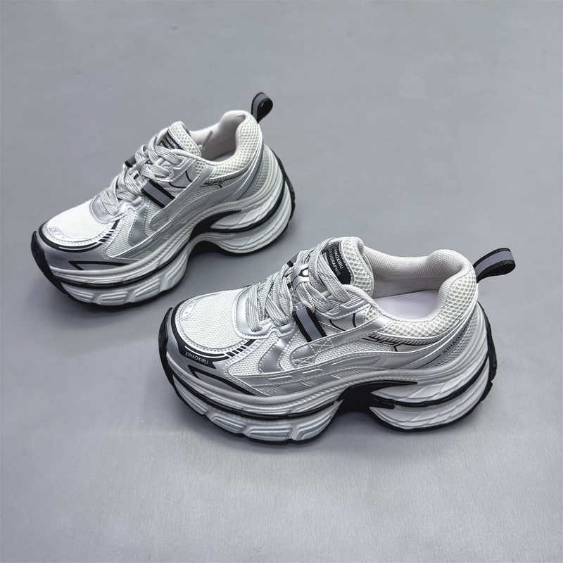 Genuine Leather Women's Shoes for Petite Figures, Height Increase of 7cm, Hip-Lifting Dad Shoes, 2026 Spring New Model, Kapibara Platform Casual Shoes Genuine Leather Women's Shoes for Petite Figures, Height Increase of 7cm, Hip-Lifting Dad Shoes, 2026 Spring New Model, Kapibara Platform Casual Shoes