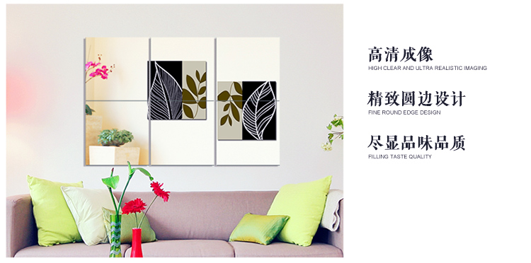 Không gương kết hợp thay đồ gương phù hợp gương gương chiều dài đầy đủ treo dán ký túc xá cửa hàng quần áo gương - Gương gương ghép trang trí