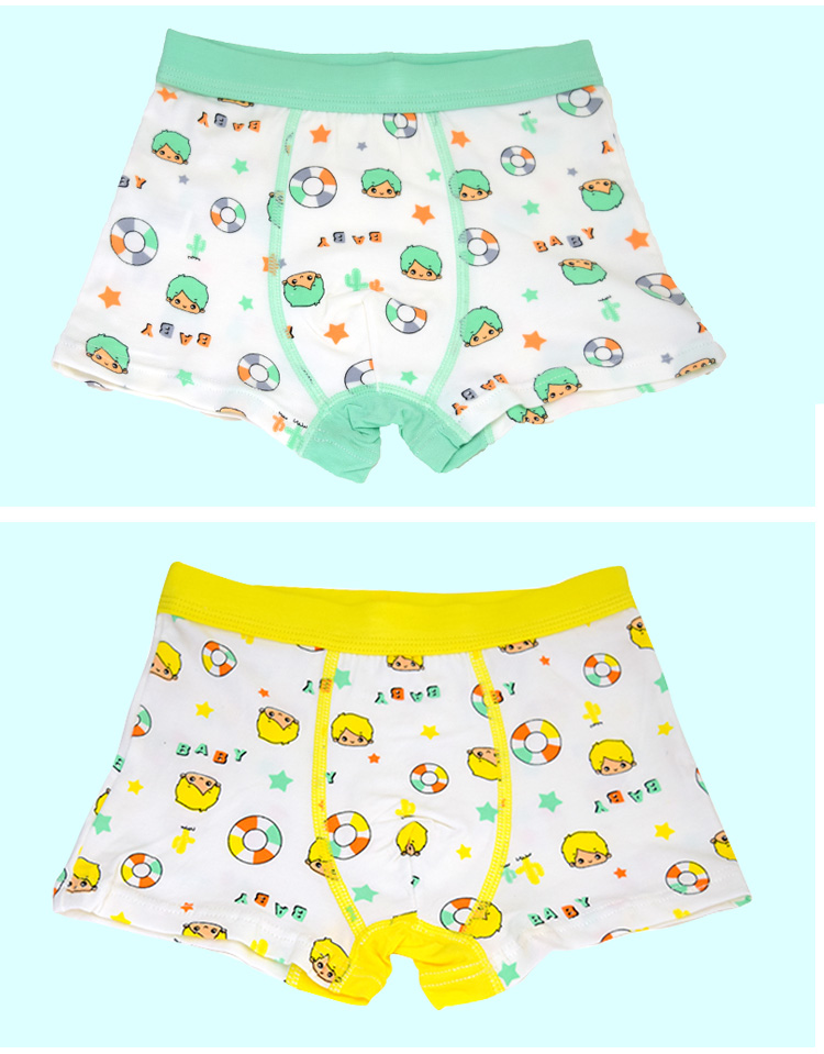 Một lớp đồ lót bé trai bằng vải bông, quần boxer, quần short boxer, em bé, thiếu niên, cậu bé lớn, học sinh, tăng quần quần lót nam cao tuổi