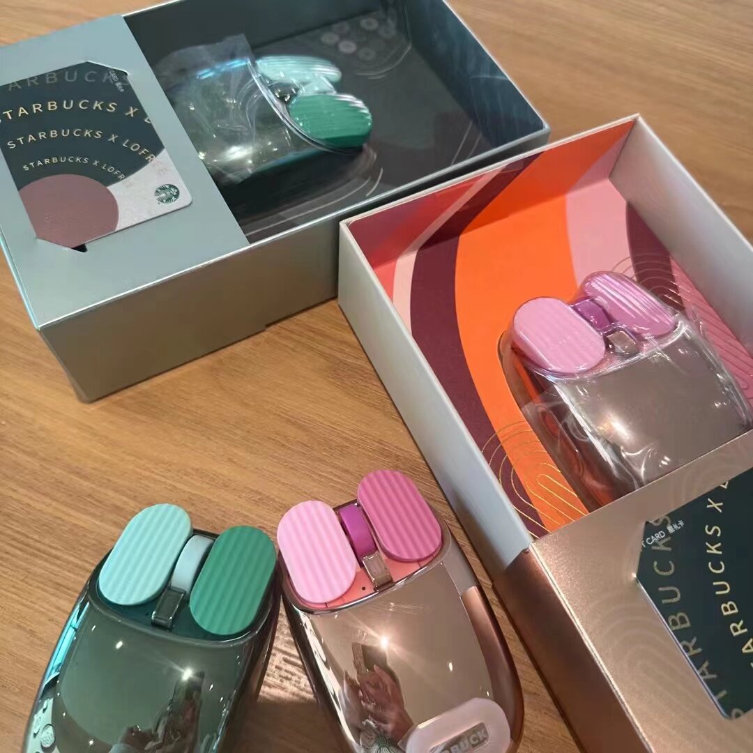 Starbucks Lofree Lofei's joint mouse wireless Bluetooth connection game competition cute cartoon generic charging-Taobao