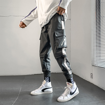 Pants men Korean version of the trend brand 2020 new autumn Joker foot nine sports overalls casual trousers