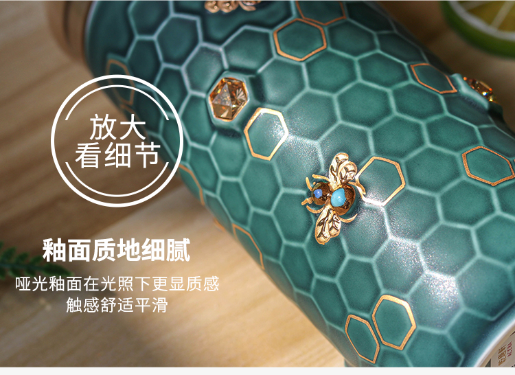 Dry Tang Xuan live China cups of swarovski ceramic creative trend onstar harvest accompanied cup double glass