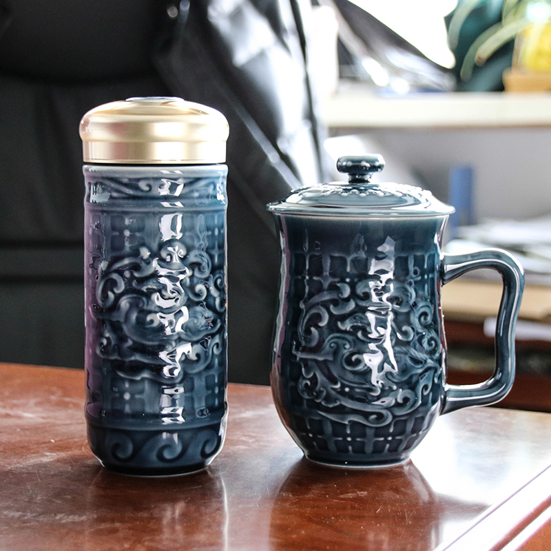 All done Tang Xuan porcelain cup authentic gift box with a cup of cup creative ceramic tea cup set