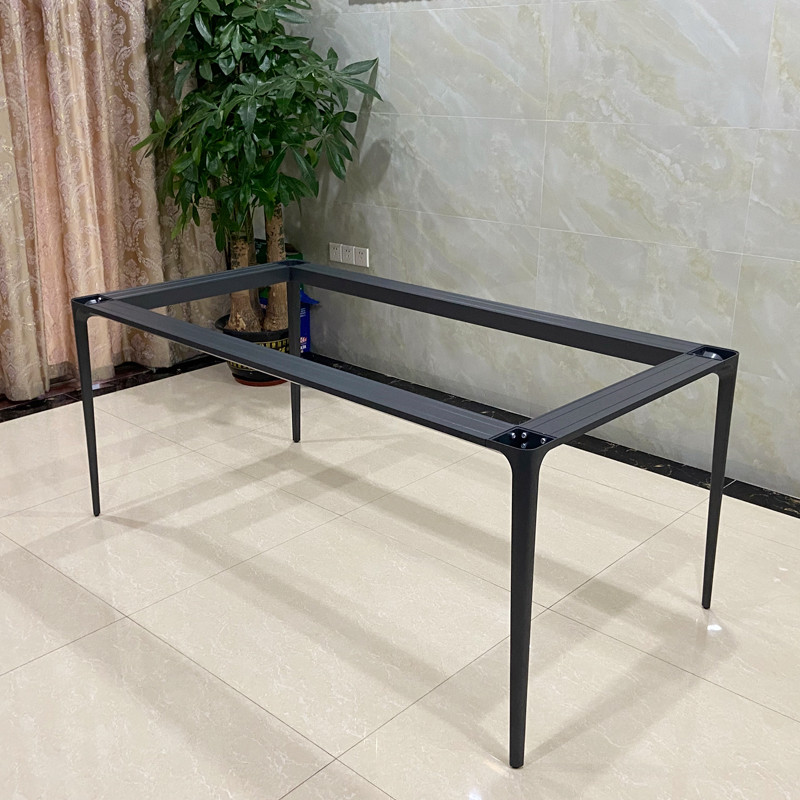 Italian slate dining table feet solid aluminum alloy feet desk feet dining table marble dining table foot bracket can be customized