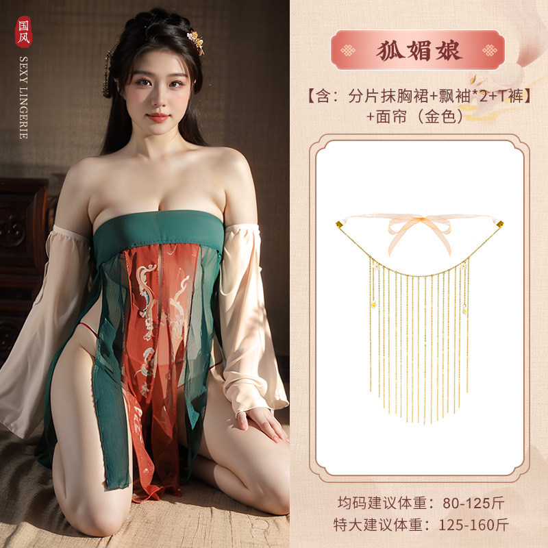 Feimu Classical Tang Style Chemise detail 7