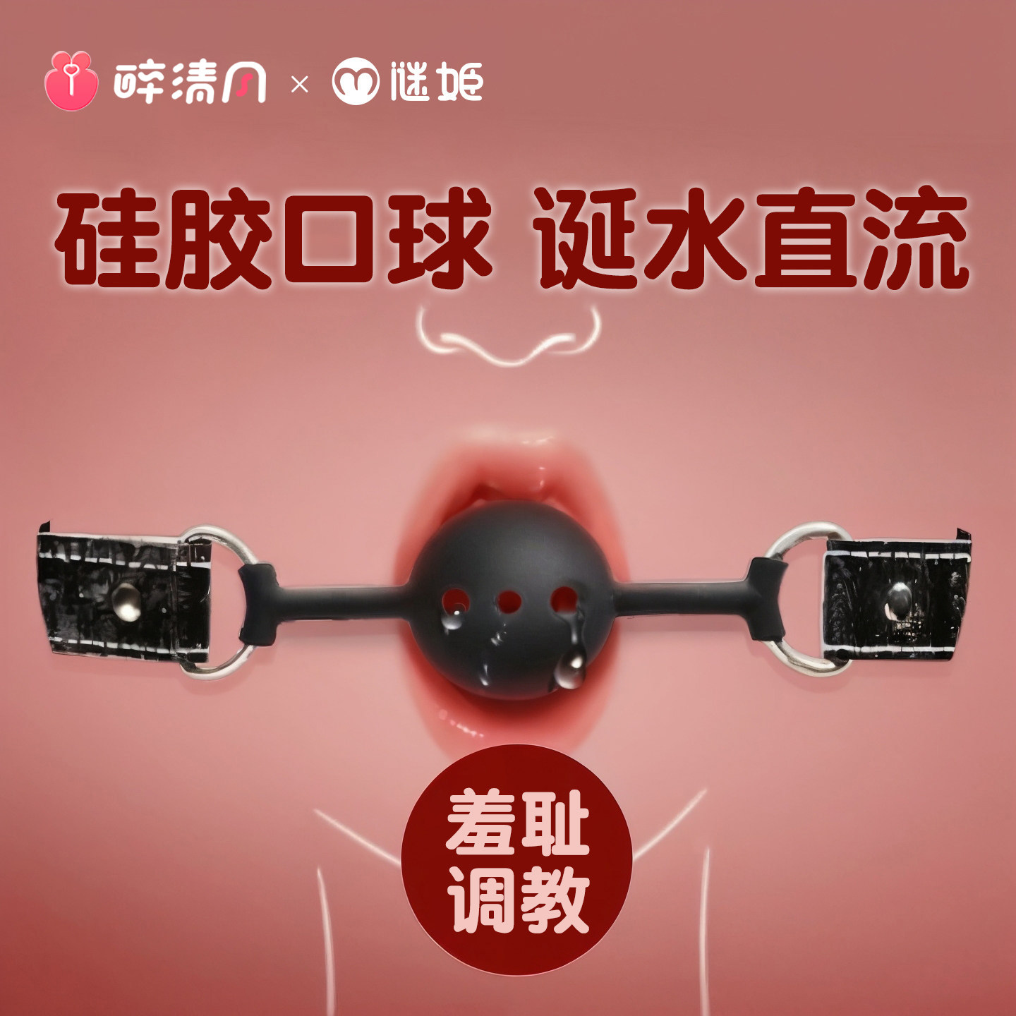 Mesh BDSM-Knebelball-Set