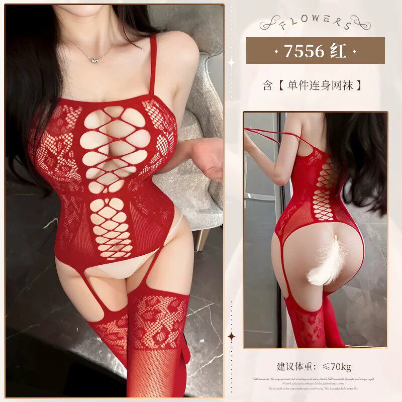 Sheer Mesh Body Stocking detail 7