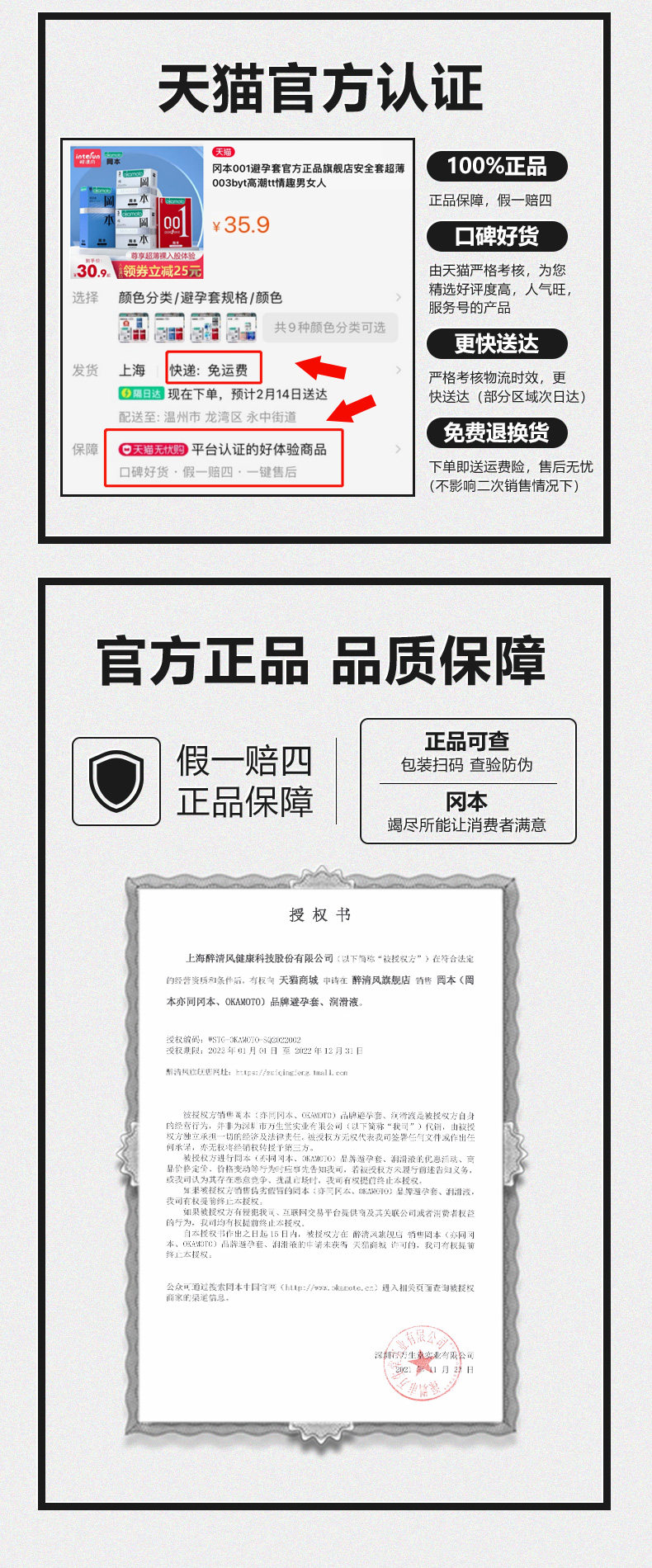 日本原装进口 冈本 最热销Skin肤感系列 超薄003安全套 13片 图1