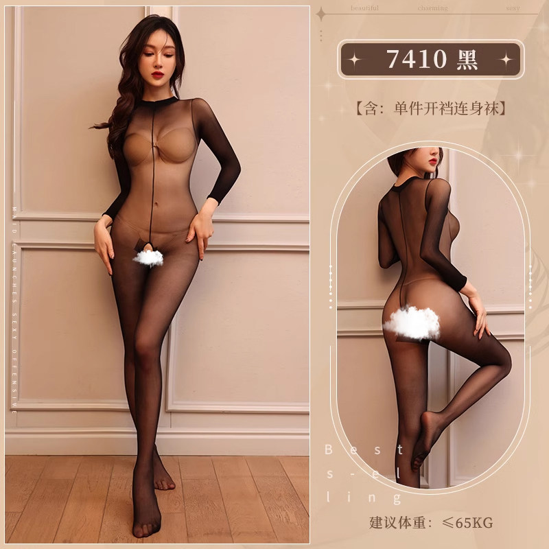 Collant transparent sexy detail 7