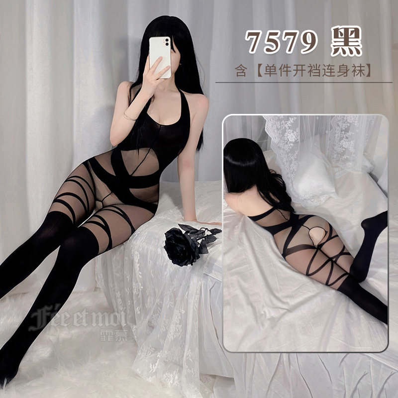 Sexy Open-Crotch Bodystocking detail 6