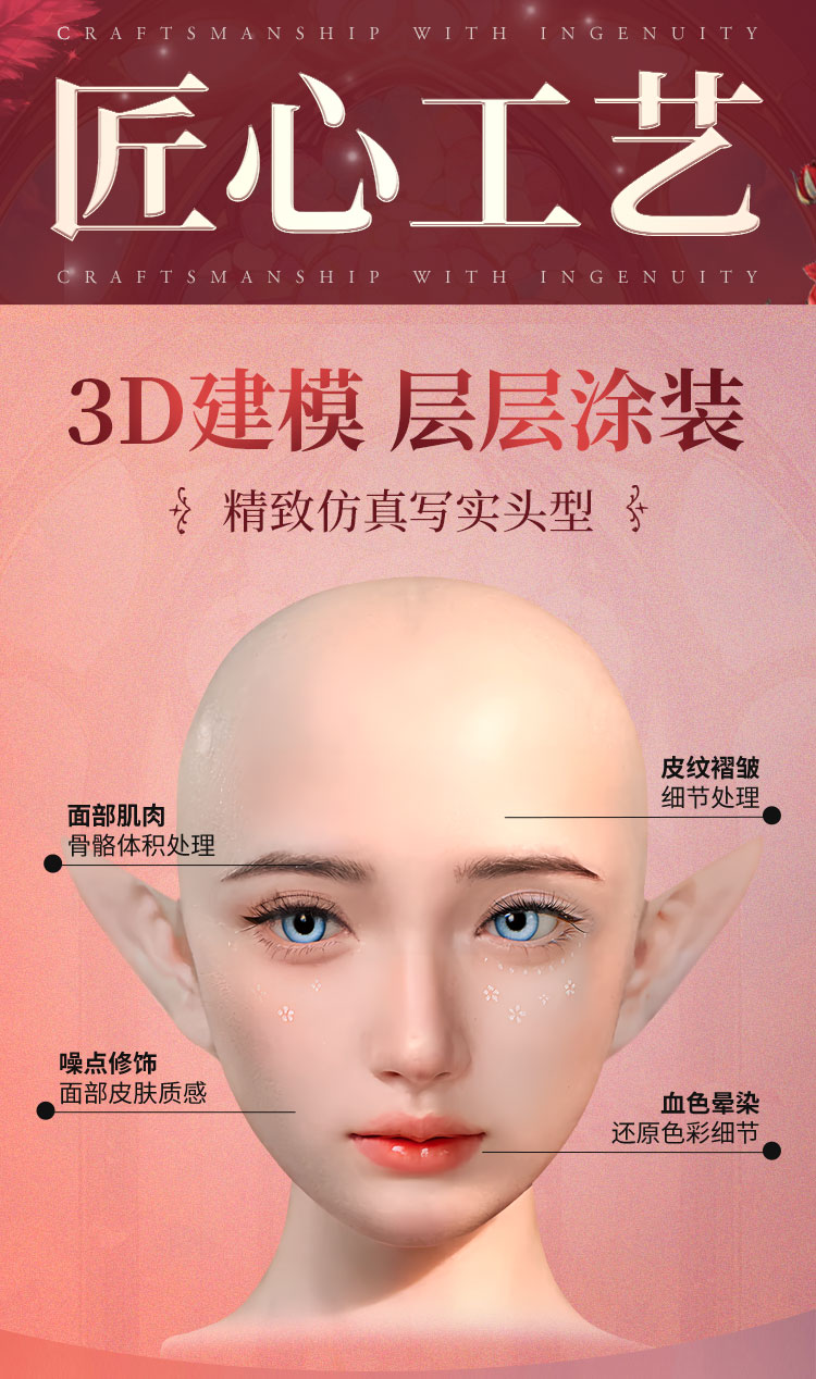 Miji Fantasy Qi Pao Doll detail 6