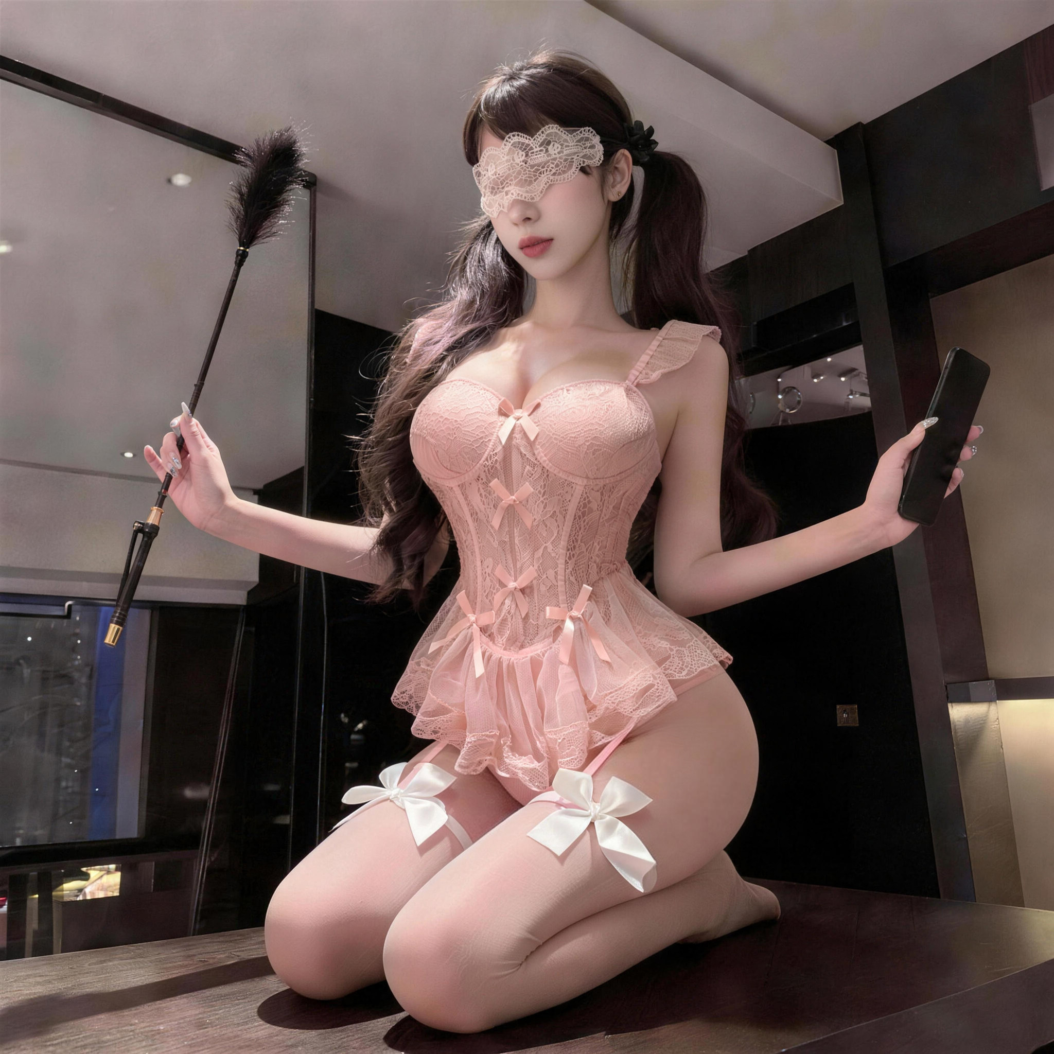 Femu Spitzen-Bustier-Set detail 3