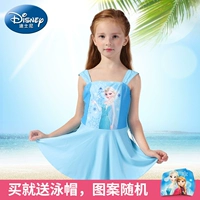 Disney Children Ice Romance Áo tắm Cô gái Xiêm Áo tắm Cô gái Kem chống nắng Nữ Baby Princess Áo tắm quần áo trẻ em cao cấp