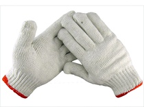 Red Star Lao Protection Gloves Cotton Yarn Gloves Thread Gloves White Gloves White Gloves Protection Gloves Anti Slip