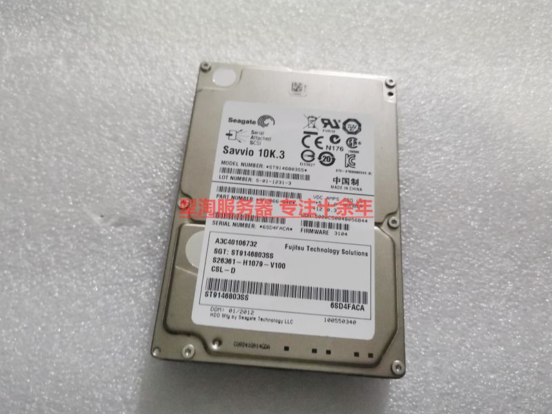 Original fit spot Seagate Hitier ST9146803SS 146G 10K SAS with test report