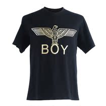 Round neck short sleeve men 2020 Summer round eagle hot stamping T-shirt fashion city trend