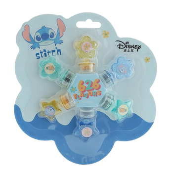 Disney stitch strawberry bear cartoon stamp