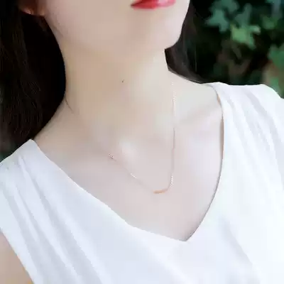 Mika smile Diamond Mosaic choker necklace simple fashion rose gold jewelry