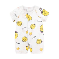 9410#Love Banana с коротким рукавом закрытый сценический бамбуко