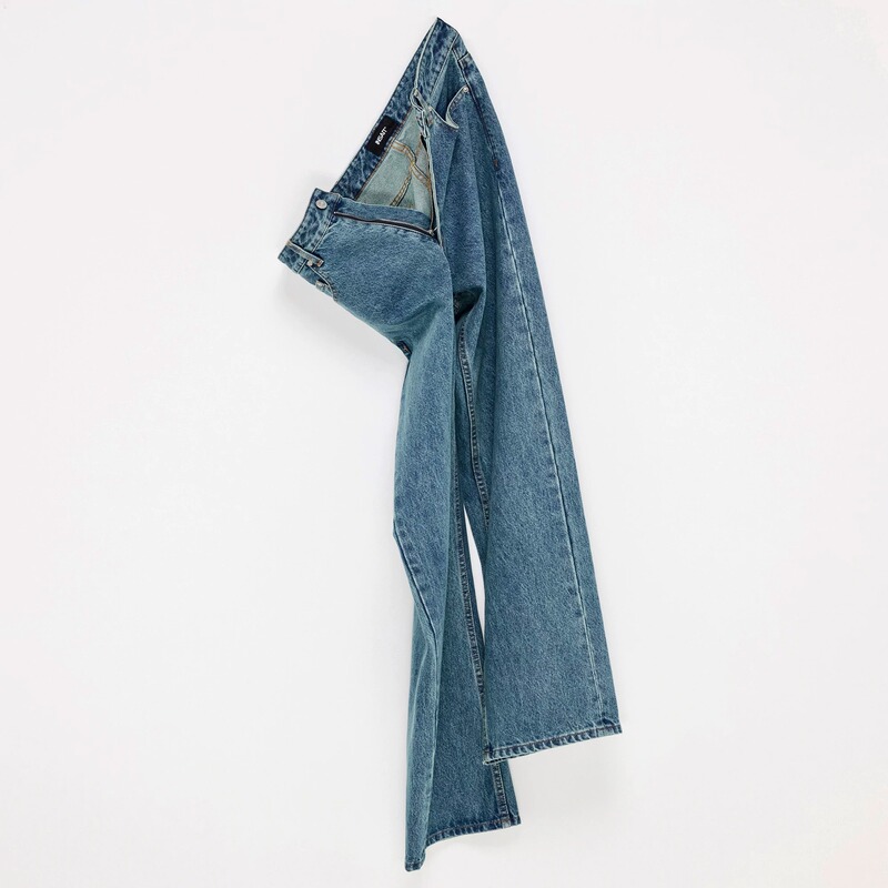 Insait Clean Wash Jeans Blue Washed Straight-Leg Jeans Insait Clean Wash Jeans Blue Washed Straight-Leg Jeans