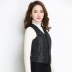 Xuống áo vest nữ ngắn đoạn mùa thu và mùa đông trung niên ấm áp dày lên vừa vặn vest vest vest nữ áo khoác nữ đẹp Áo vest