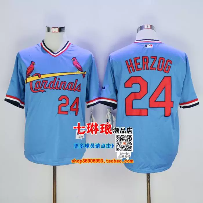 Hồng y Jersey Jersey # 45 GIBSON HERZOG 24 # MOLINA Người hâm mộ Áo thun ngắn tay - Thể thao sau quần áo nỉ thể thao nam