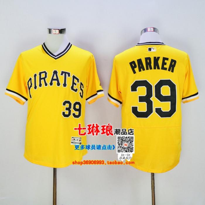 Bóng chày thêu Jersey Jersey MCCUTCHEN 22 # 21 CLMENTE POLANCO 25 # Cướp biển - Thể thao sau đồ bộ the thao nữ quần ngắn